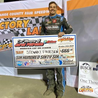 DRIVERS EARNED MORE THAN $155,000 DURING THE 59TH ANNUAL EASTERN STATES WEEKEND AT ORANGE COUNTY FAIR SPEEDWAY
