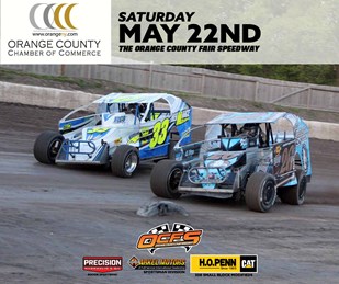 H.O. PENN CAT SMALL-BLOCK MODIFIEDS HEADLINE RACING ON ORANGE COUNTY CHAMBER OF COMMERCE NIGHT