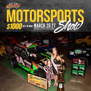 ANNUAL MOTORSPORTS SHOW KICKS OFF 2022 SEASON AT ORANGE COUNTY FAIR SEASON MARCH 26-27