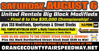 August 6th - Marky Traverse Race + FINAL 8 Night